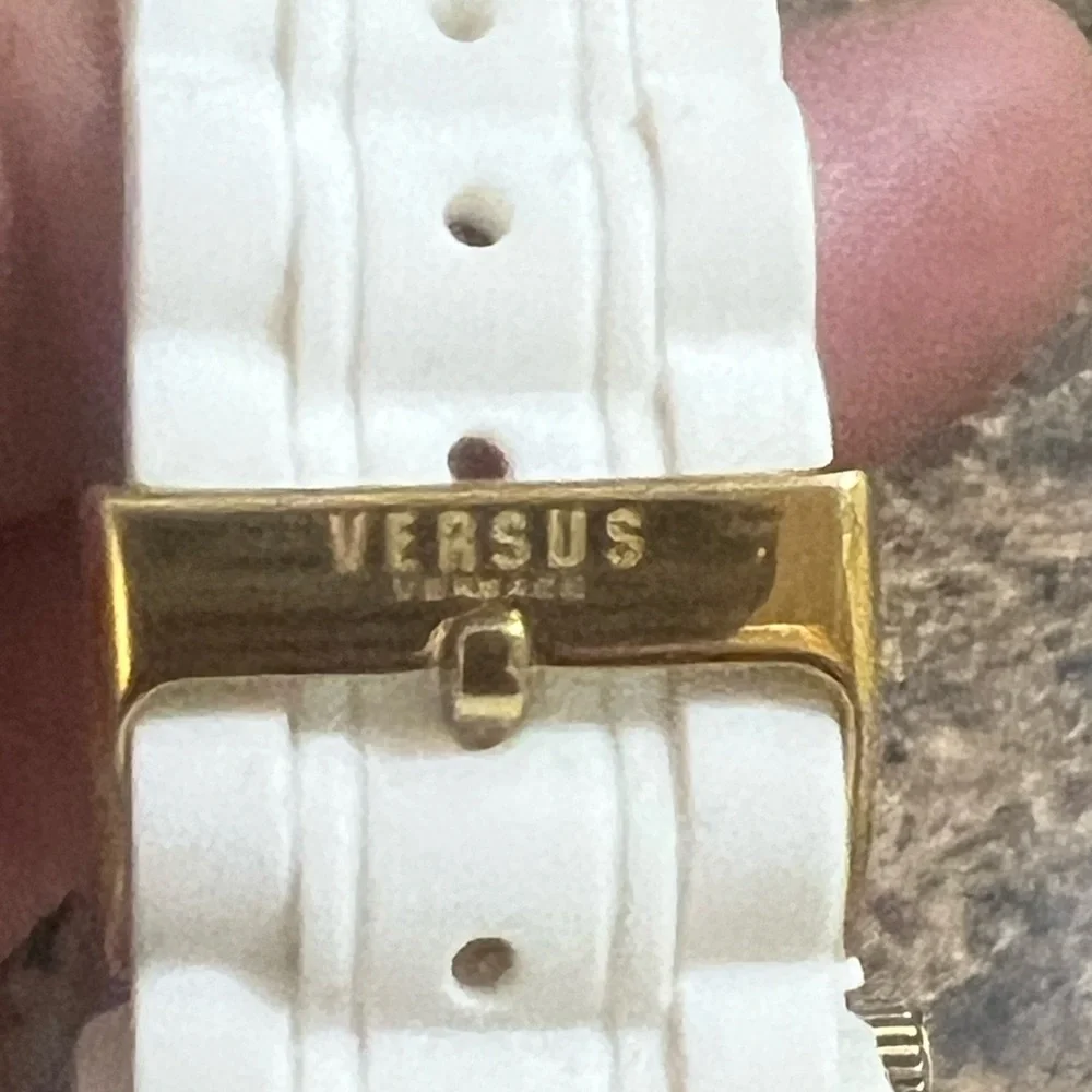 Versus Versace Tokyo White Silicon Band Watch Unisex